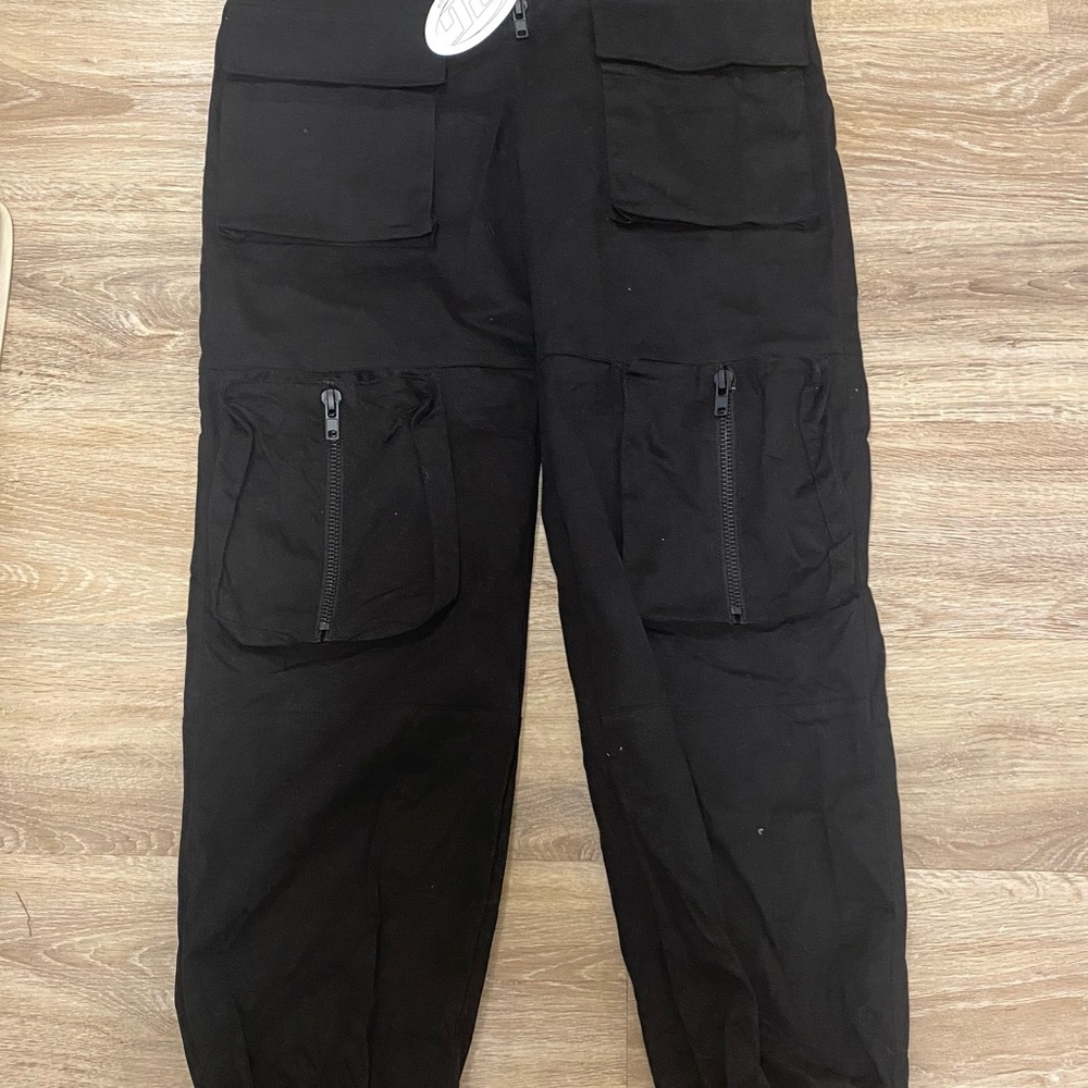 Women's Black Cargo Pants